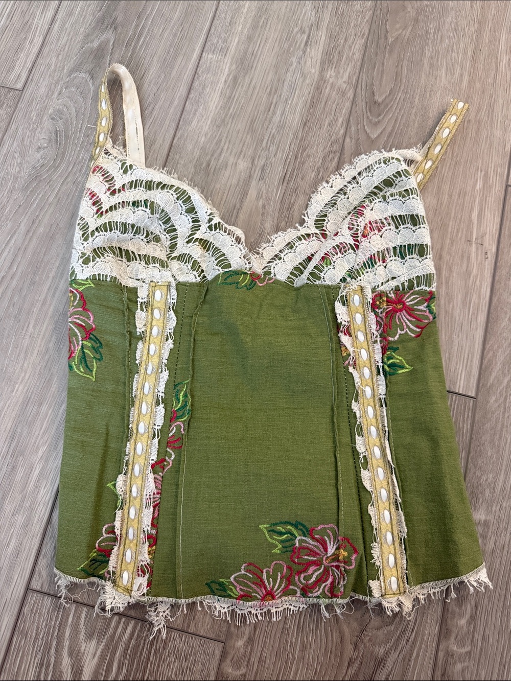 Kasia de Gelaque Green Corset